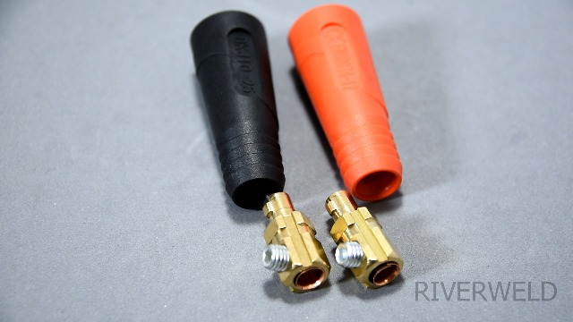 RIVERWELD TIG Welding Cable Panel Connector Plug DKJ10-25 200Amp
